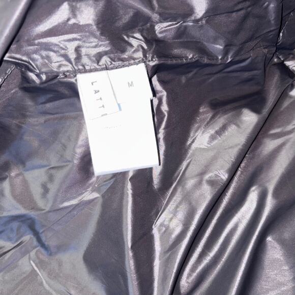 Lattelier Shiny Lilac Extreme Maxi Puffer Goosedown Jacket Women’s M Winter Coat - Picture 10 of 16